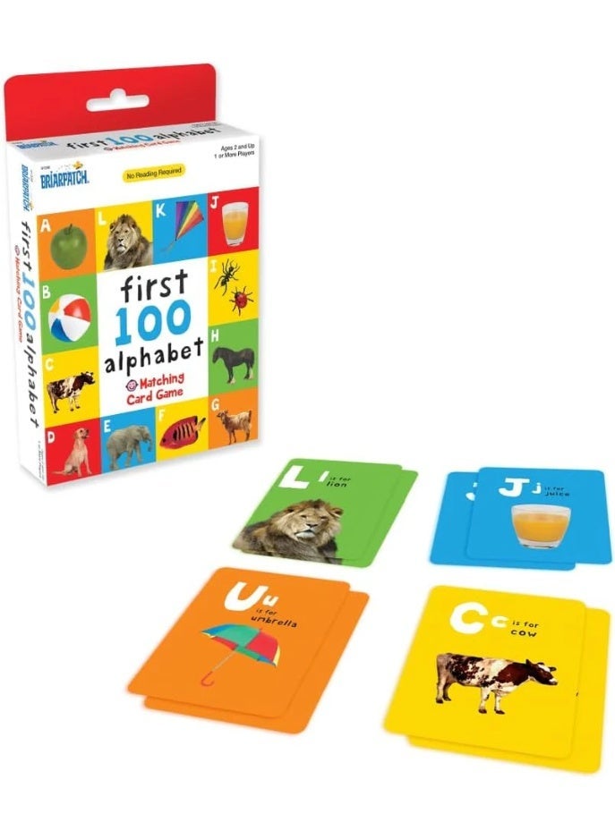 First 100 Alphabet Matching Card Game